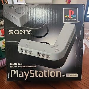 Sony Playstation 1 Multi Tap SCPH-1070 New Open Box PS1 CIB Retro Video Game